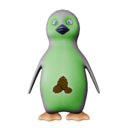 GlitBlueLimeDNBrand - front view