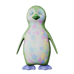 oO PurtyLeafyStars - front view