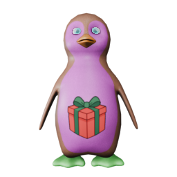 GIFT WRAPPER GIRL - front view