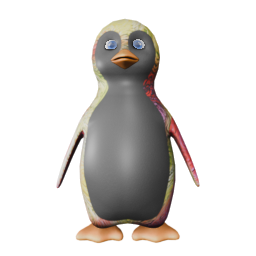 Red Acid Wash - front view