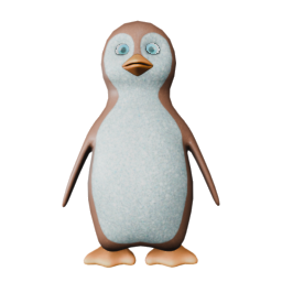 GLITTERBLUEDOWNBOY - front view