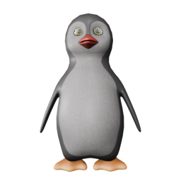 XmasRedBeak - front view