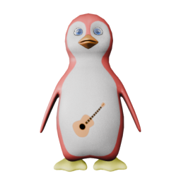 StrawYllwCampMuse - front view