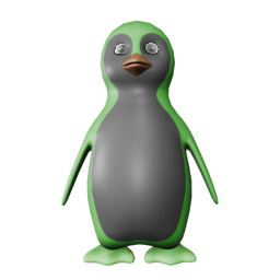 Green and Black (F) - front view