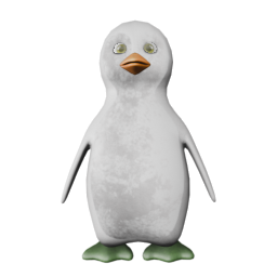 SnowDwnXmasGreenFt - front view