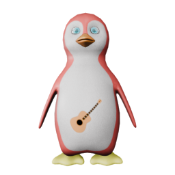 StrawFeathCampMuse - front view