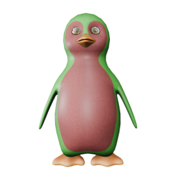 Lime Feathers - front view