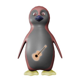 oO BluesB Musician - front view