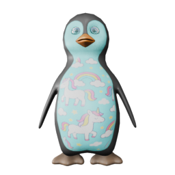 oO Unicorn YAY - front view