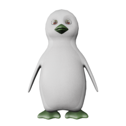 xmasgreenBeakFeb - front view