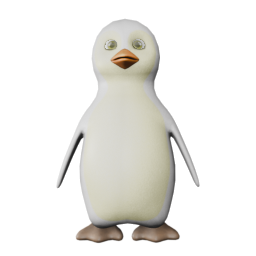 Leathery Brown feet - front view