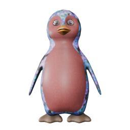 firstblackfloralfeather - front view