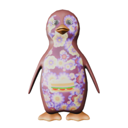 MAROON FLORAL M - front view