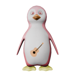 ValentineLoveEyesFeath - front view