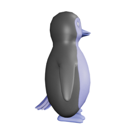 5XCOMM BLUE F - side view