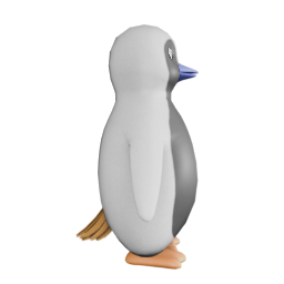 pumpkin tail - side view