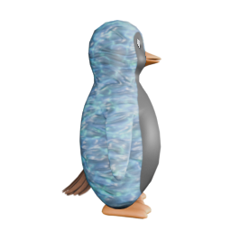 BeachSurfFeathers - side view