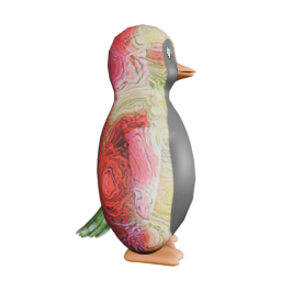 Red Acid Wash - side view