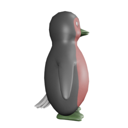 GLITTER IN BACK - side view