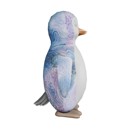 Blue Acid Wash - side view