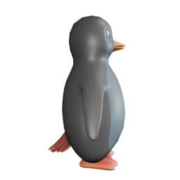 Red Fire Feet M - side view