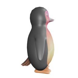 Water Colour Red M - side view