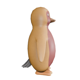 RED PUMPKIN - side view