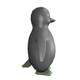 XmasTraitsBlack - side view