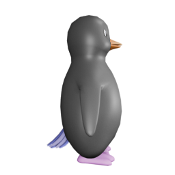 oOFlamPfeet&BeakDOS - side view