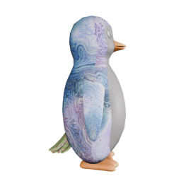 Tail Green Floral M - side view