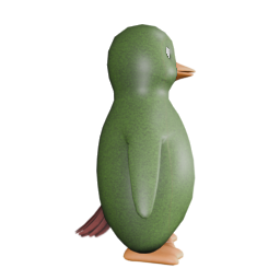 Delphine - side view