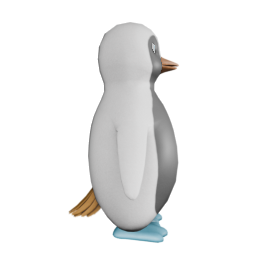 Garfield - side view