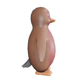 2 x Brown - side view