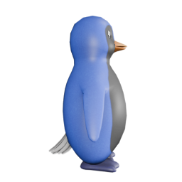 oO I'm BLUE! - side view