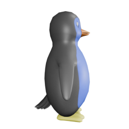 TiffBlueDownG5 - side view