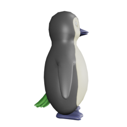 Lime tail Susan - side view