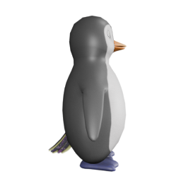 G6 BLUE FEET M - side view