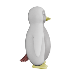 Yellow Beak and Feet - side view