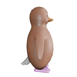 I HAVE FLAMINGO FEET - side view