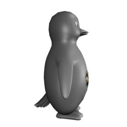 Gen 1 Blk Feed&Beak - side view