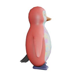 StrawberryFeathers - side view