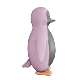 PINKfeTail NEW BEAK - side view