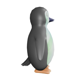 Watercolor Green - side view