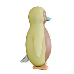 F MID EYES - side view