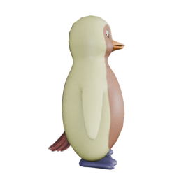 Garfield - side view