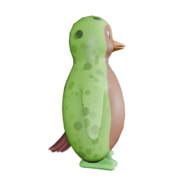 Alien Green Spots F - side view