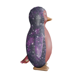 Tail Red Acid Wash - side view