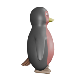 Feet Leathery B F - side view