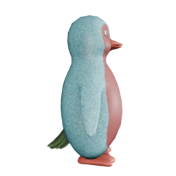 Glitter Blue (54 OtG) - side view