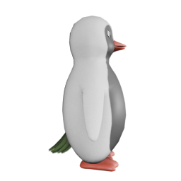 CHRISTMAS RED FT BK - side view